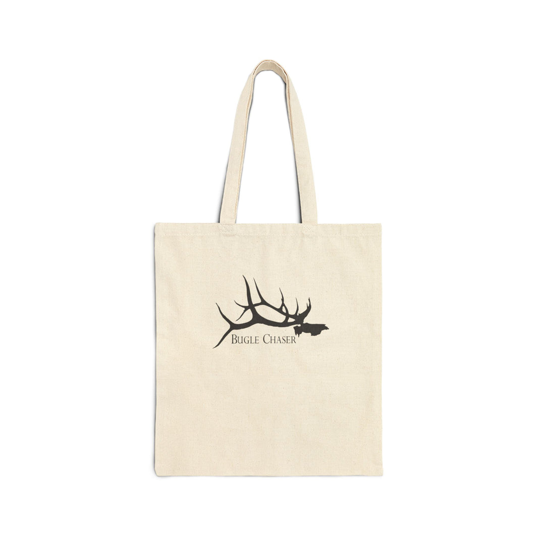 Bugle Chaser Antler Cotton Canvas Tote Bag