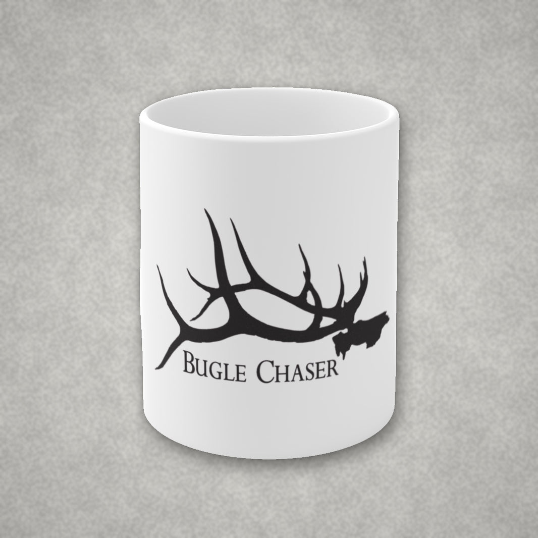 Bugle Chaser White Coffee Mug 11oz