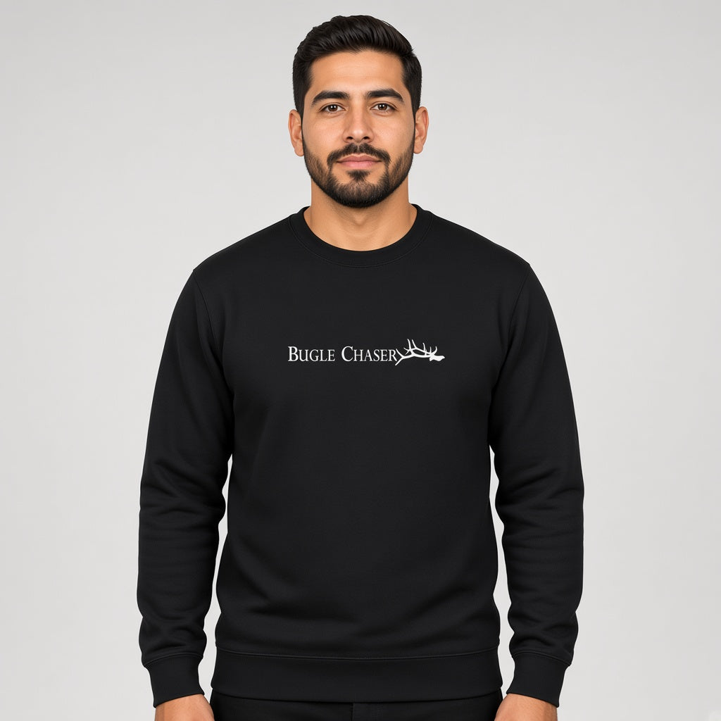 Bugle Chaser Fleece Crew Sweatshirt model
