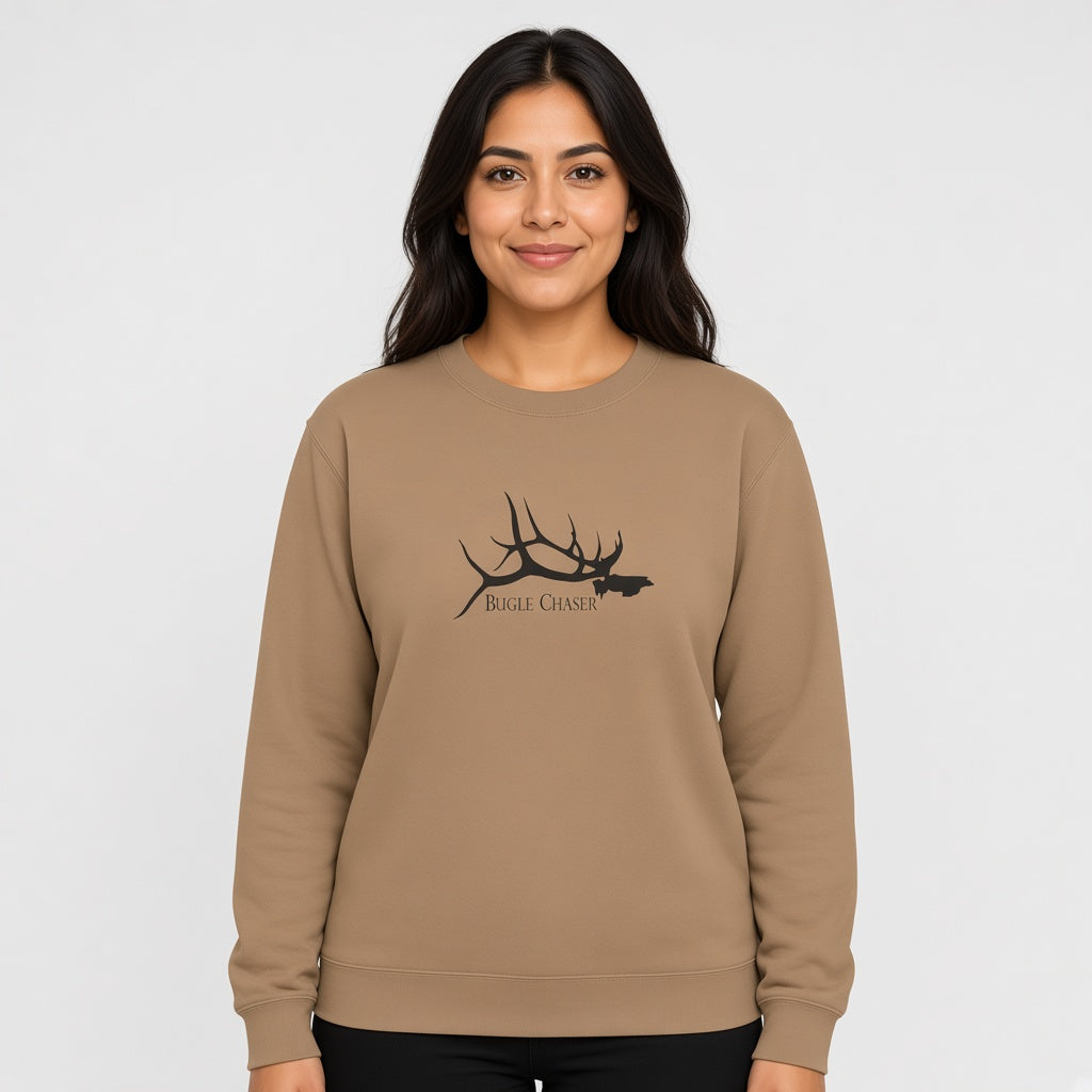 Bugle Chaser Midweight Crewneck model