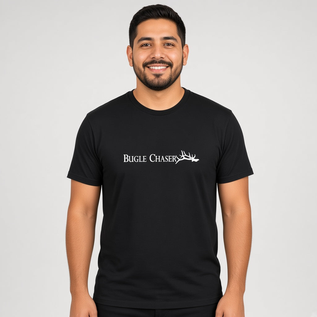 Bugle Chaser Heavy Cotton Tee — Dark model