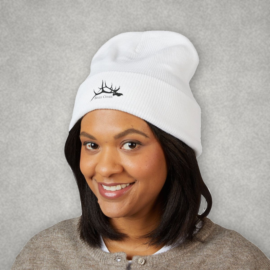 Bugle Chaser Embroidered Cuffed Beanie - Yupoong 1501KC