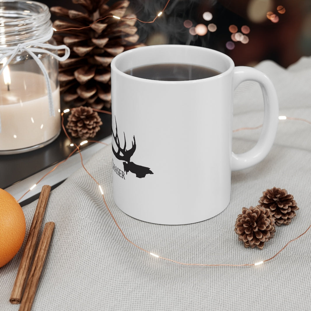 Bugle Chaser White Coffee Mug 11oz