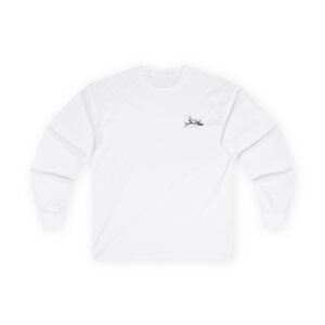 Hunter Silhouette Long Sleeve Tee — Thomas Pain Quote Elk Antler Graphic