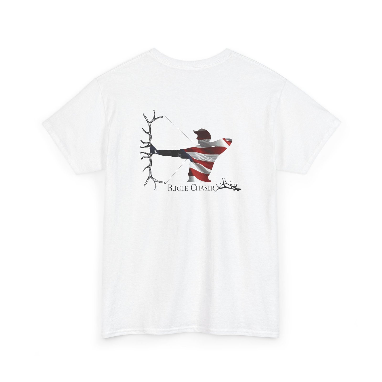 American Flag Archer Hunting T-Shirt — The Chase Tee - Image 4