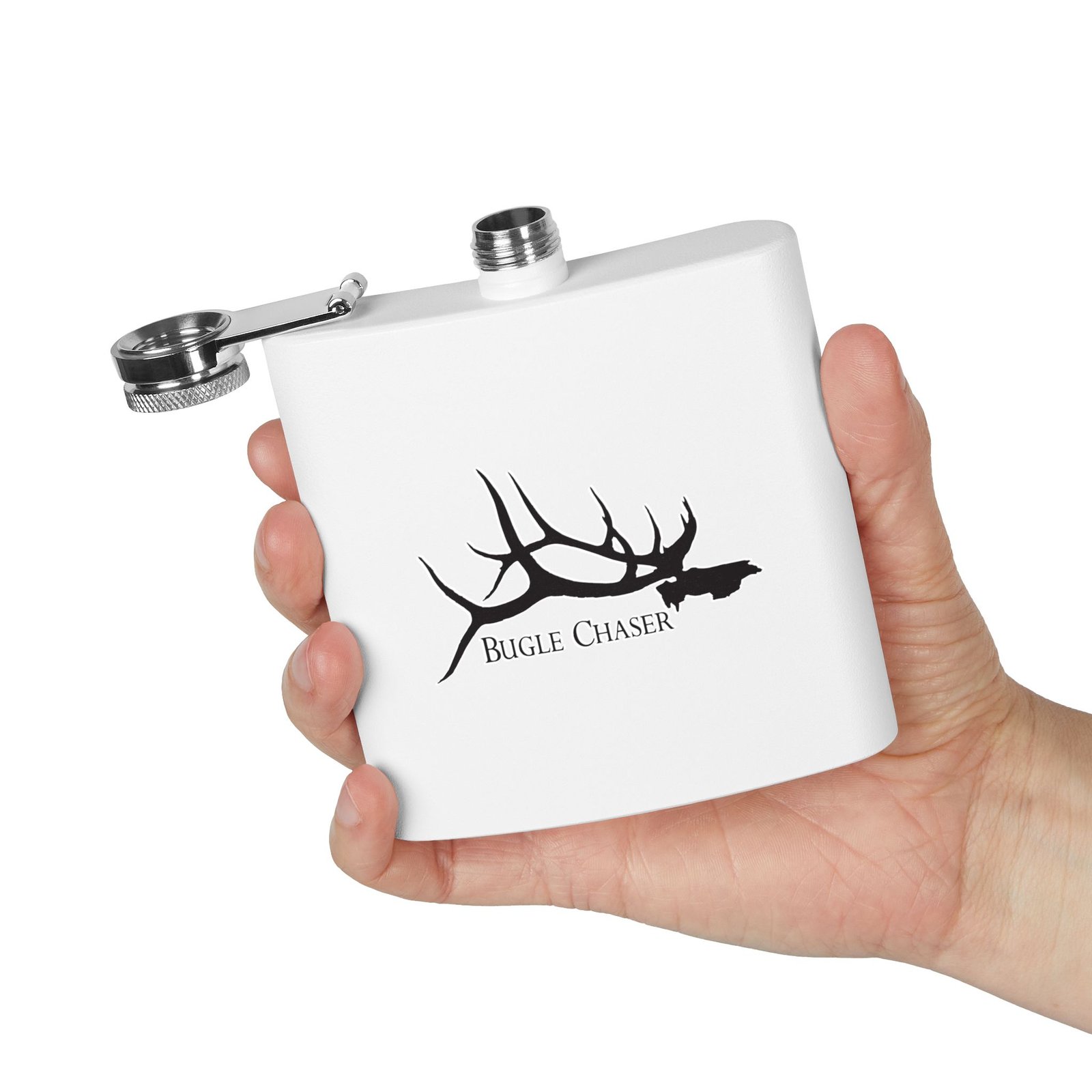Bugle Chaser Stainless Steel 6oz Flask - Image 4