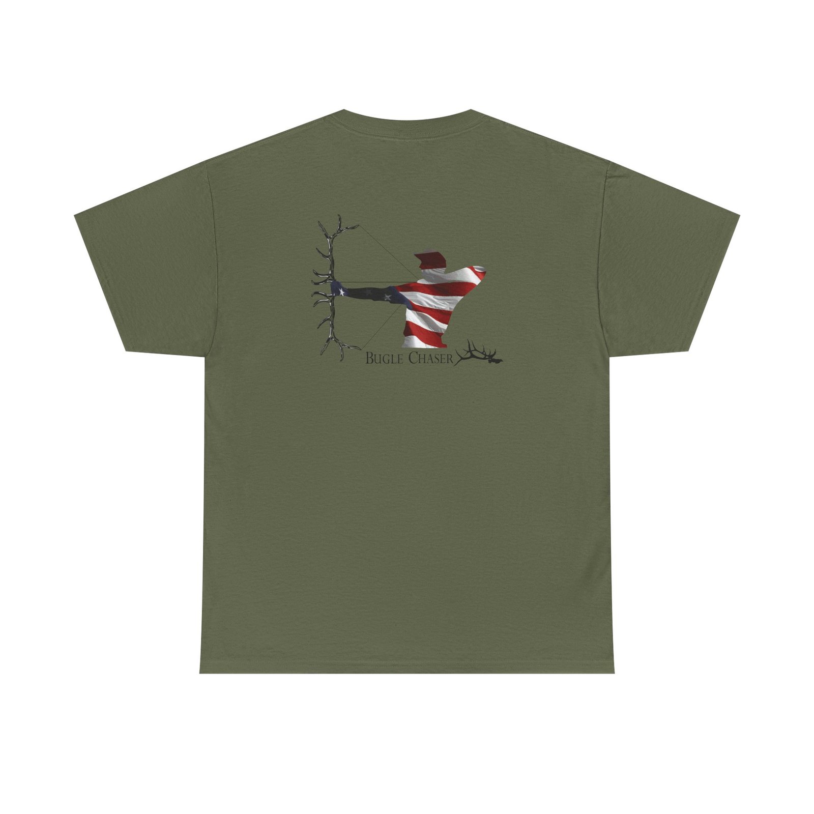American Flag Archer Hunting T-Shirt — The Chase Tee - Image 22