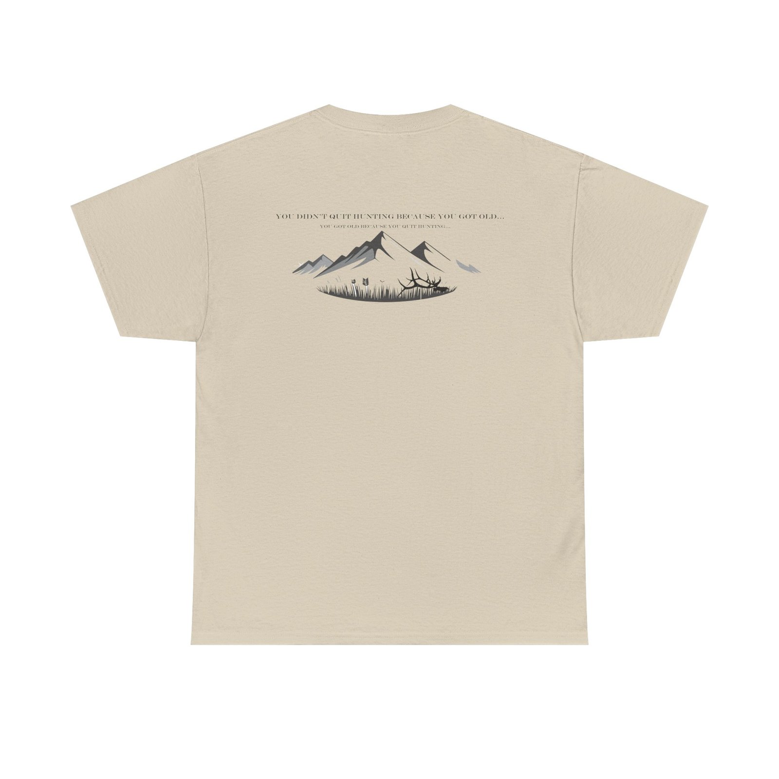 Mountain Sketch Tee — Old Man Sh!t T-Shirt - Image 6