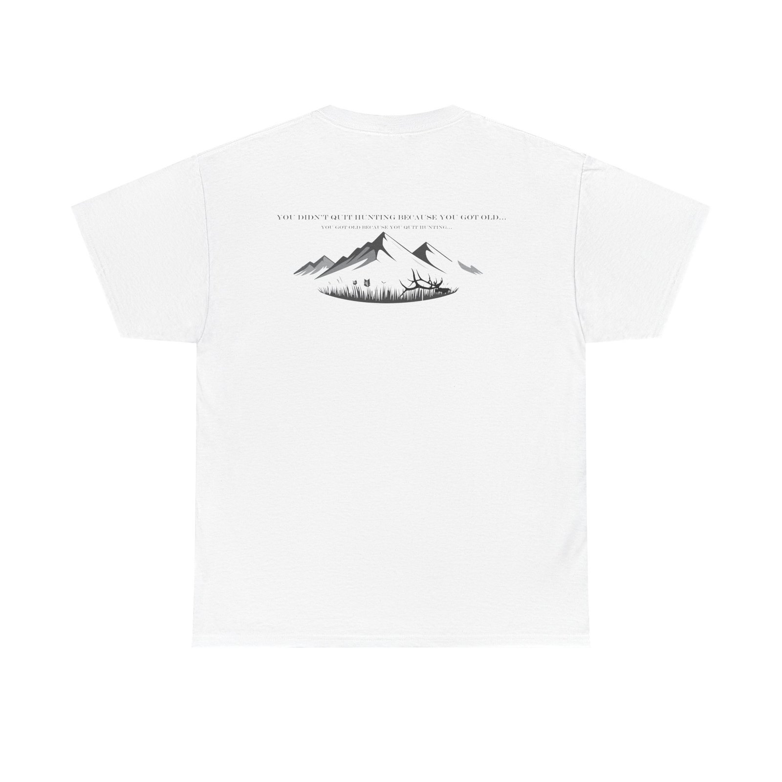 Mountain Sketch Tee — Old Man Sh!t T-Shirt - Image 2