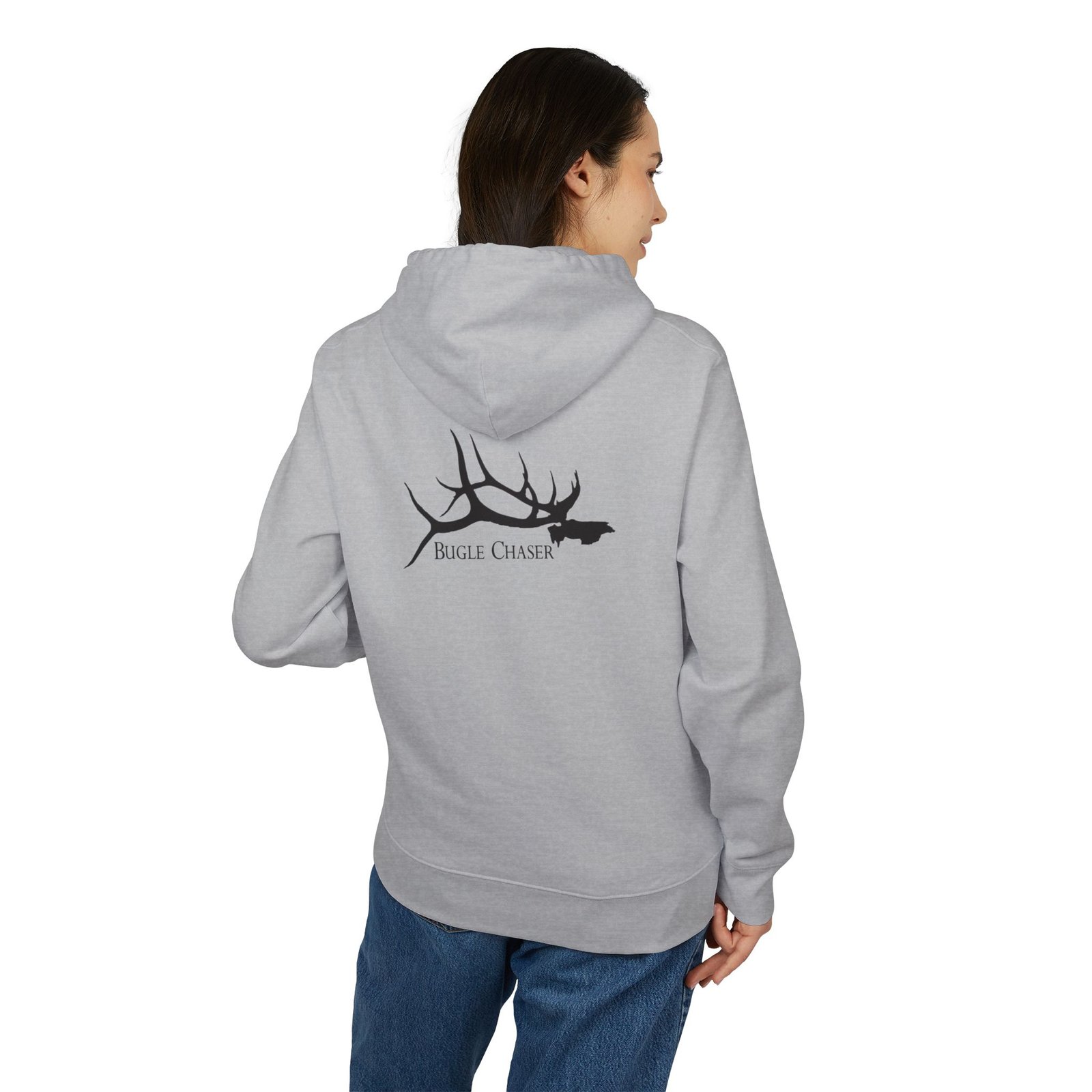 Bugle Chaser Antler Hoodie — Hunting Deer Wildlife Sweatshirt - Image 4