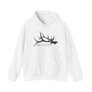 Bugle Chaser Elk Antlers Hoodie | Hunting Logo, Outdoor Gear