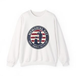 Memorial Day 1776–2026 Crewneck Sweatshirt | USA 250, vintage distressed patriotic