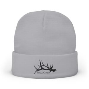 Embroidered Bugle Chaser Knit Beanie