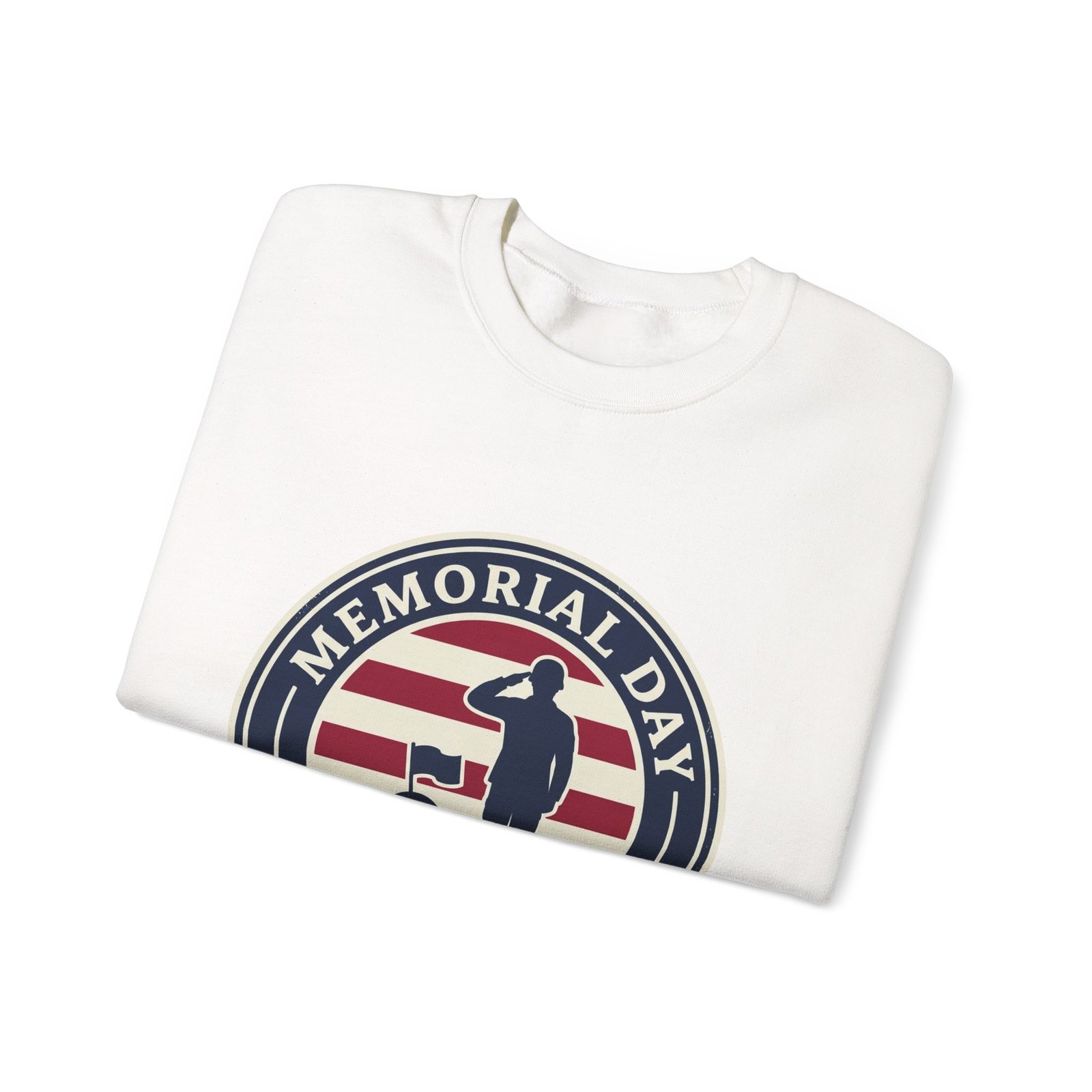Memorial Day 1776–2026 Crewneck Sweatshirt | USA 250, vintage distressed patriotic - Image 3