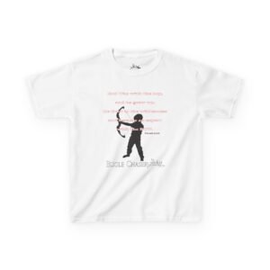Bugle Chaser Kids Tee — Silhouette Archer Graphic Shirt ("Bugle Chaser")